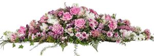 Розови цветя — цвете за некролог