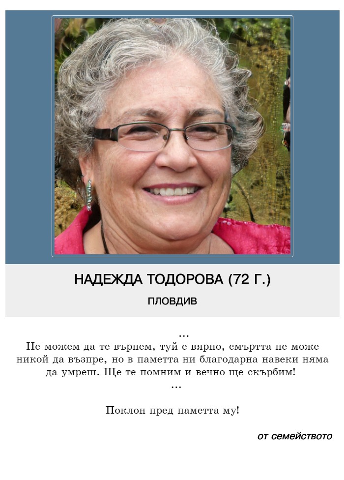 Надежда Атанасова Тодорова