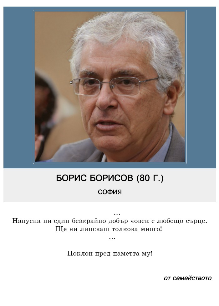 Борис Атанасов Борисов