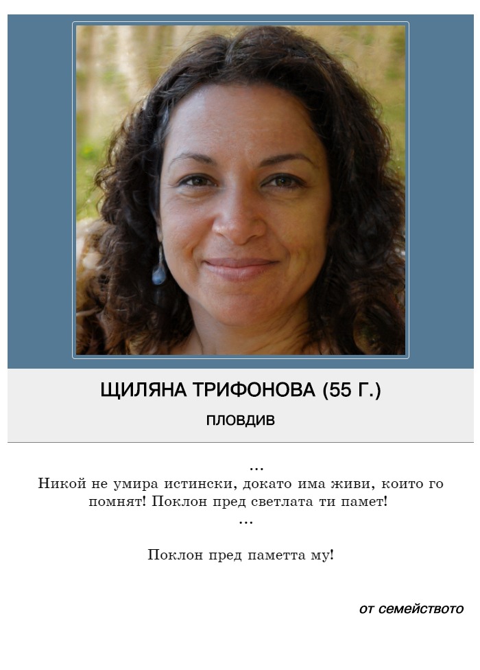 Щиляна Божидарова Трифонова