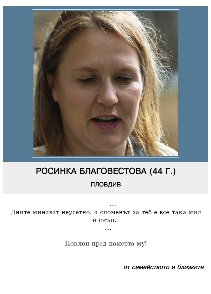 Росинка Николова Благовестова
